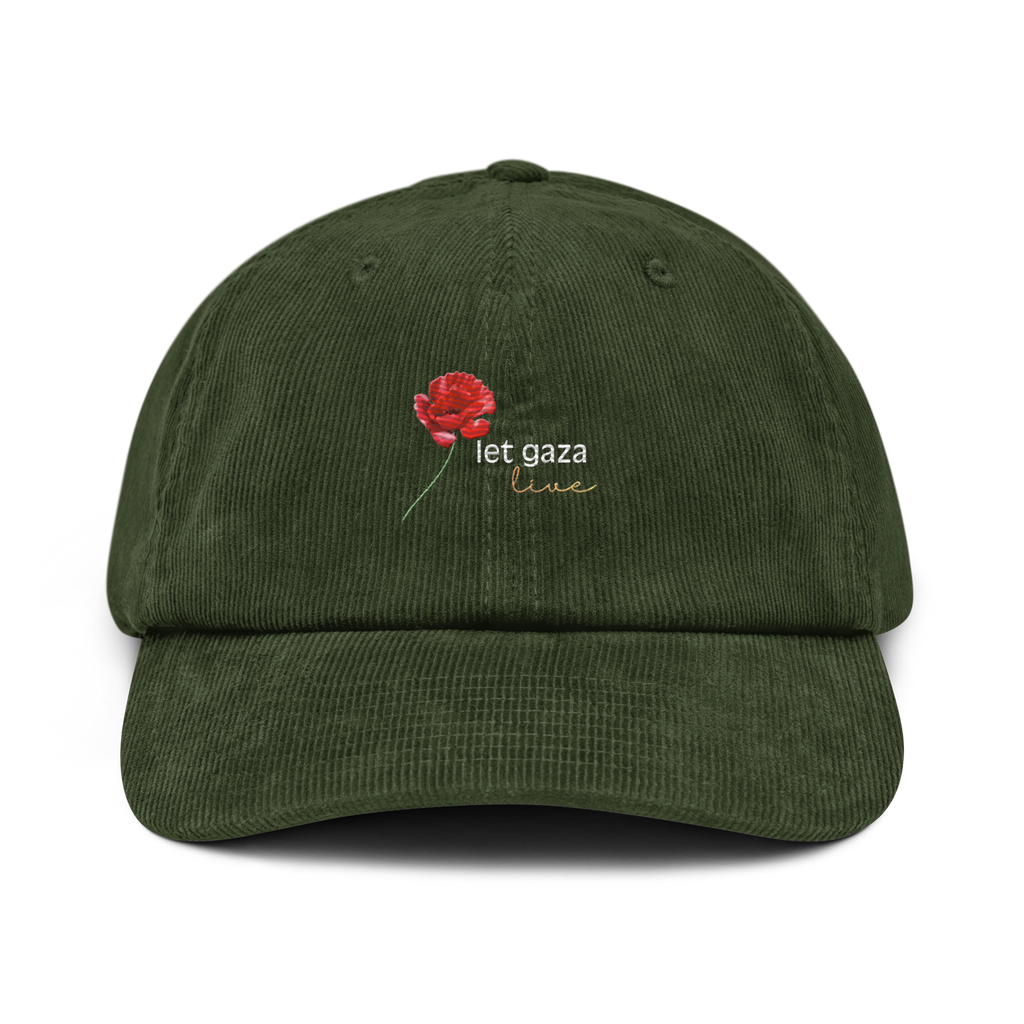 Let Gaza Live | Corduroy Cap