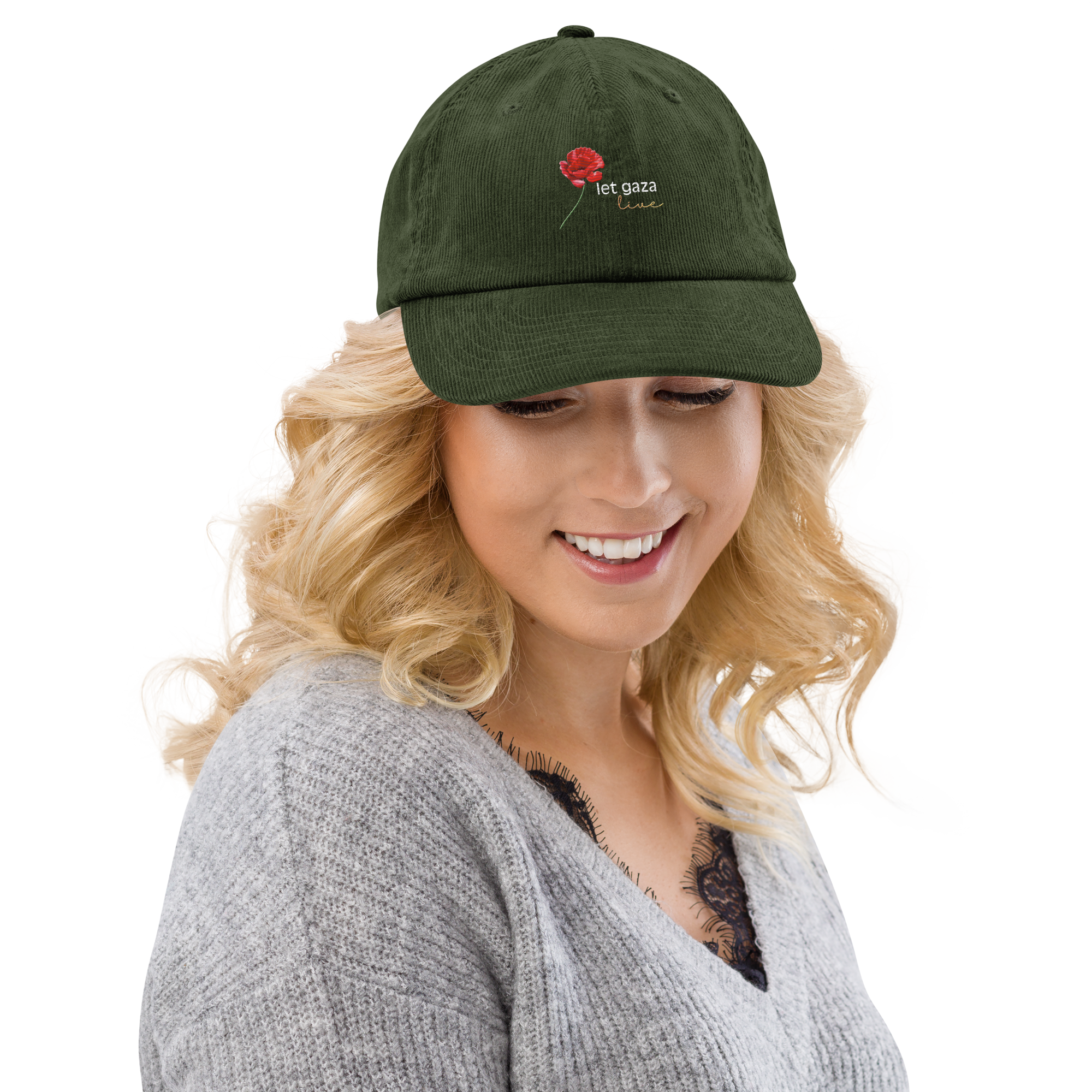 Let Gaza Live | Corduroy Cap