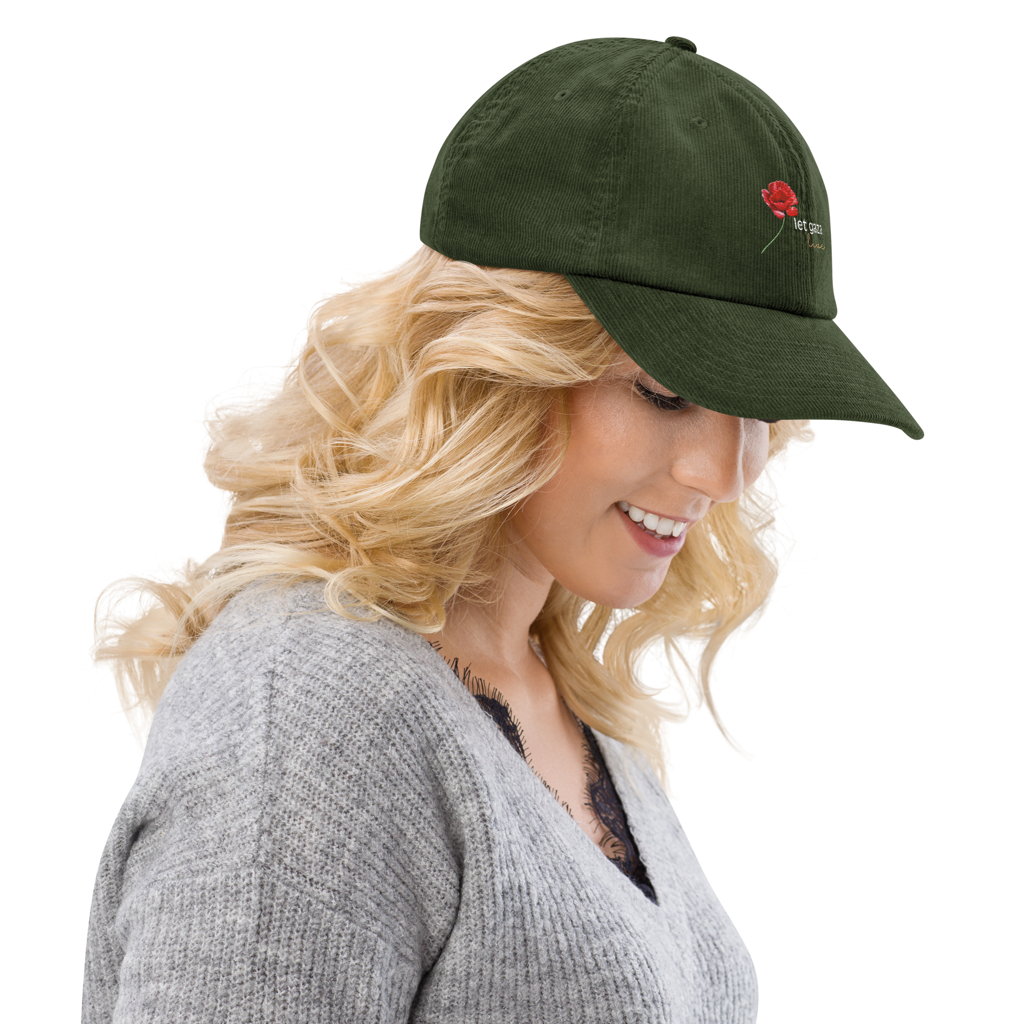Let Gaza Live | Corduroy Cap