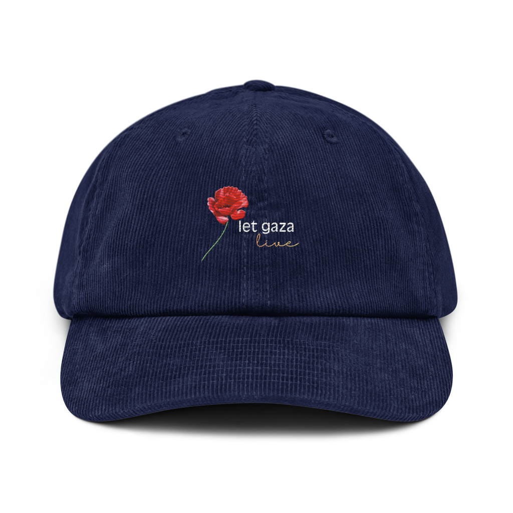 Let Gaza Live | Corduroy Cap