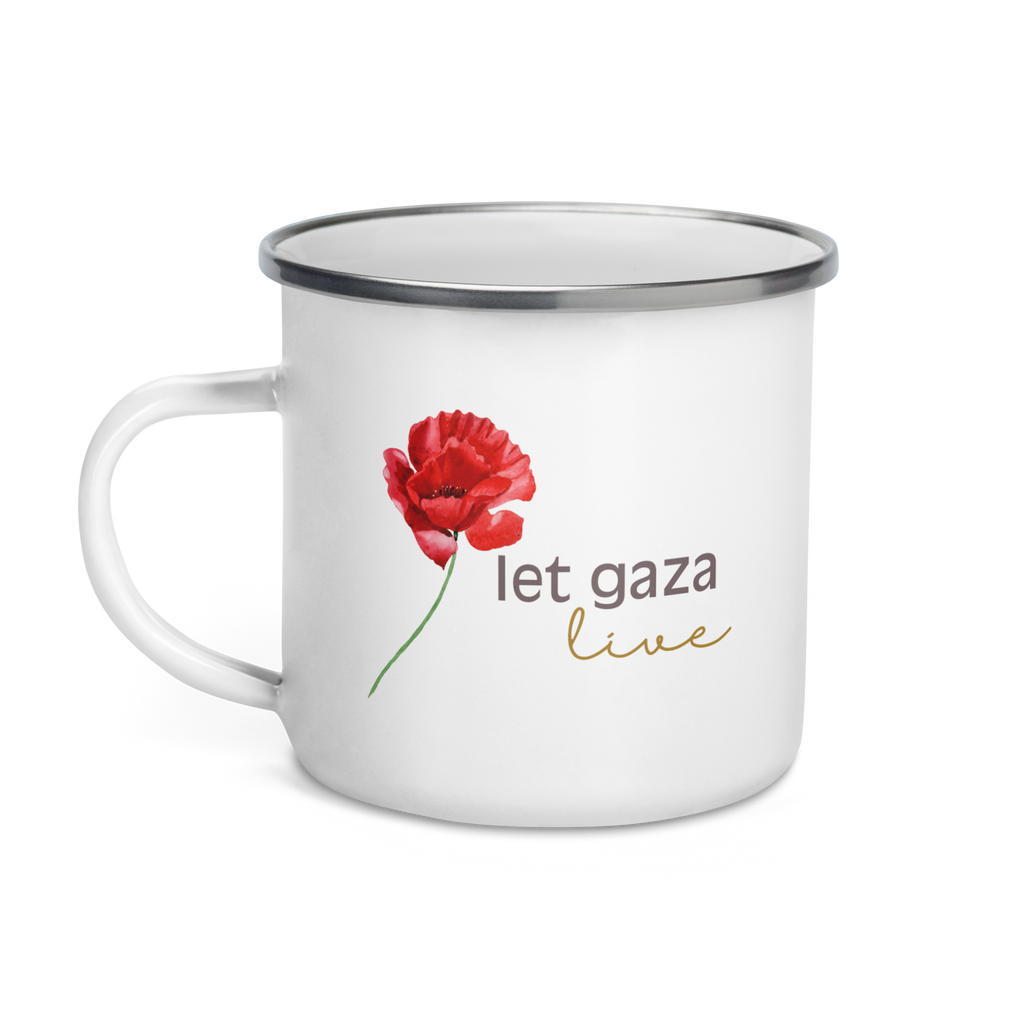 Let Gaza Live | Enamel Mug