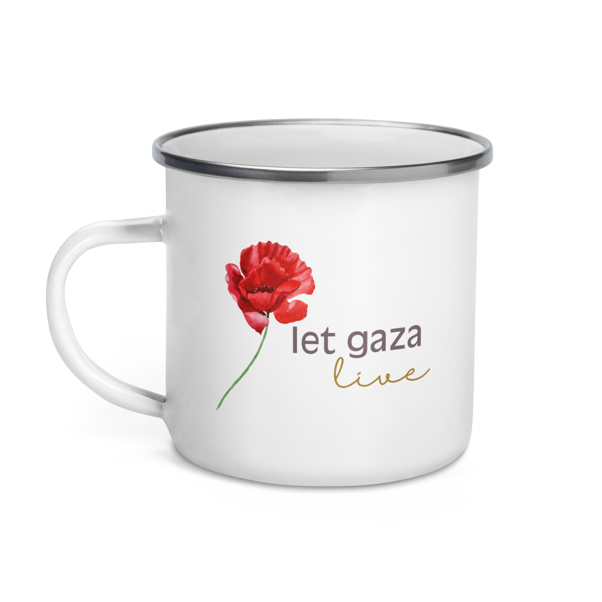 Let Gaza Live | Enamel Mug