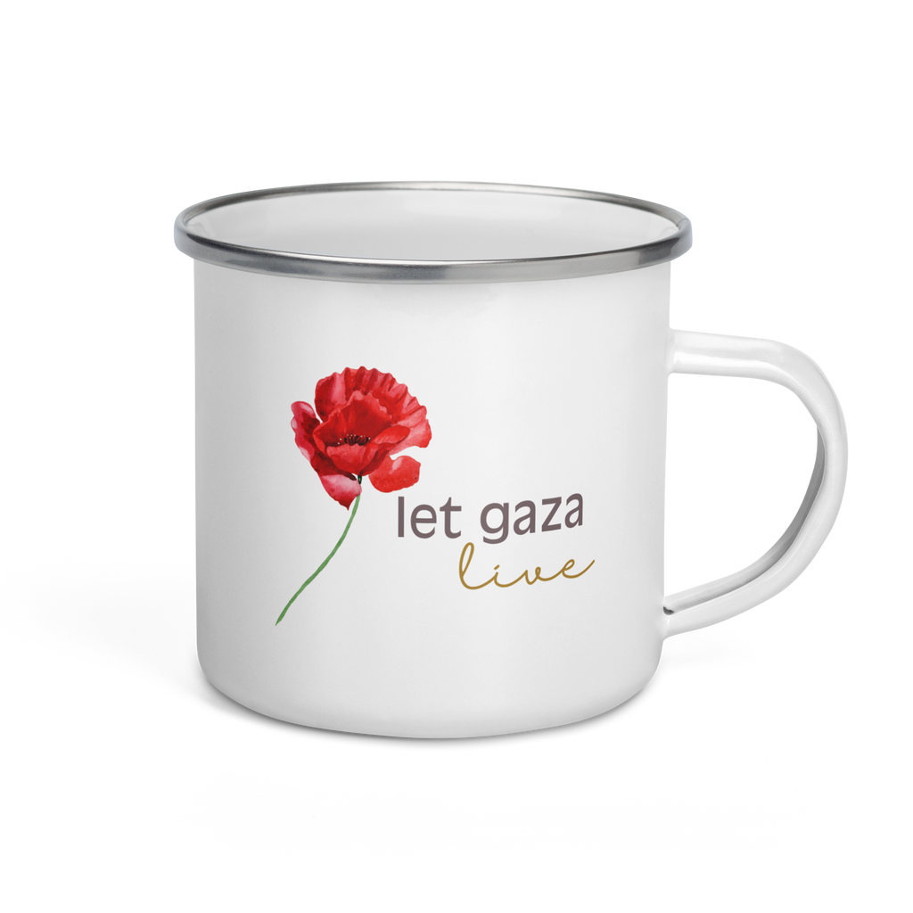 Let Gaza Live | Enamel Mug
