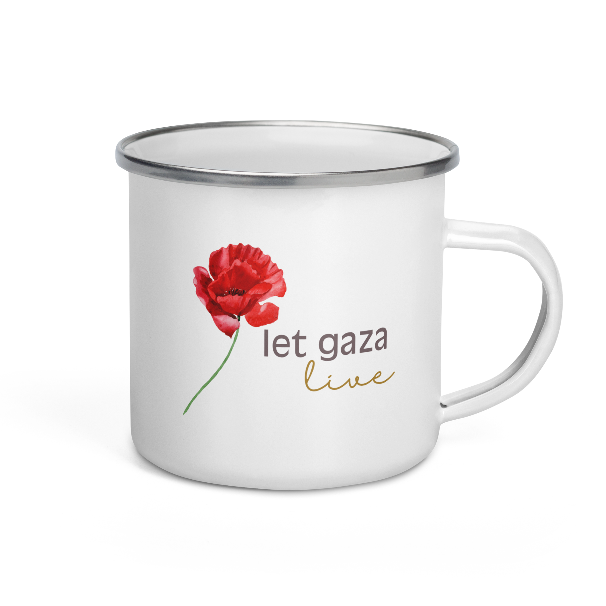 Let Gaza Live | Enamel Mug