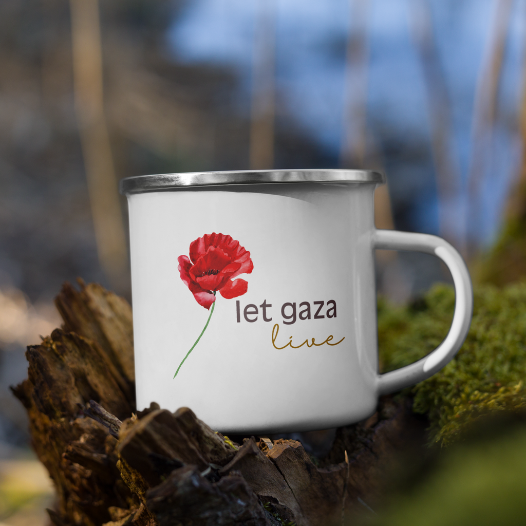 Let Gaza Live | Enamel Mug