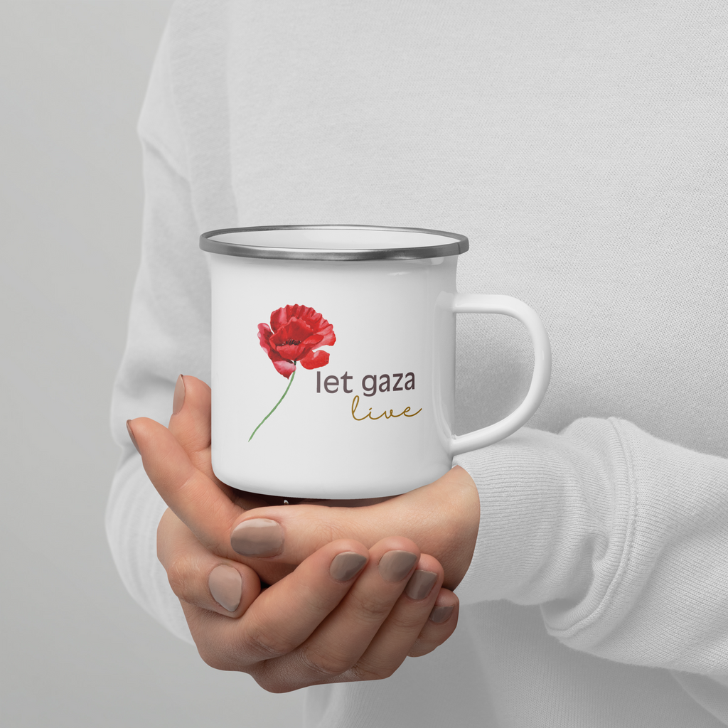 Let Gaza Live | Enamel Mug