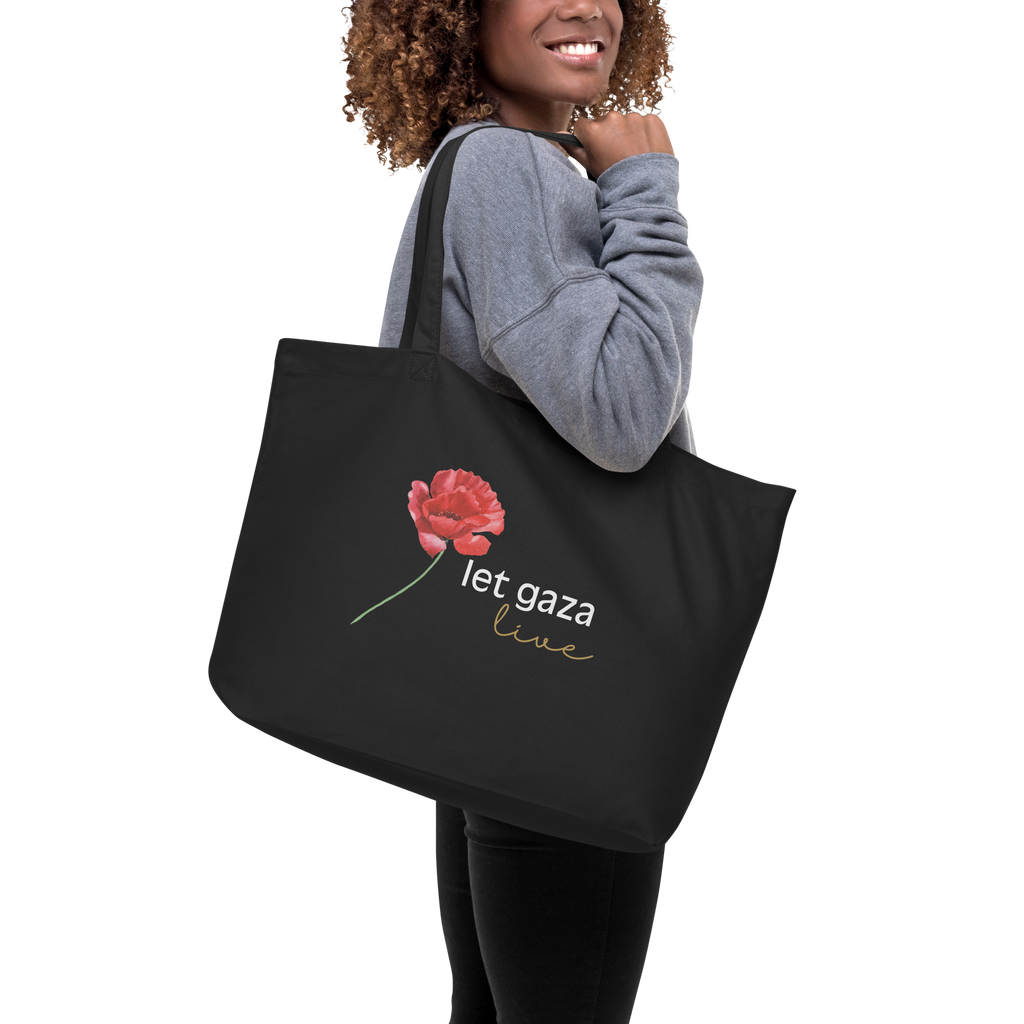 Let Gaza Live | Large Eco Tote Bag