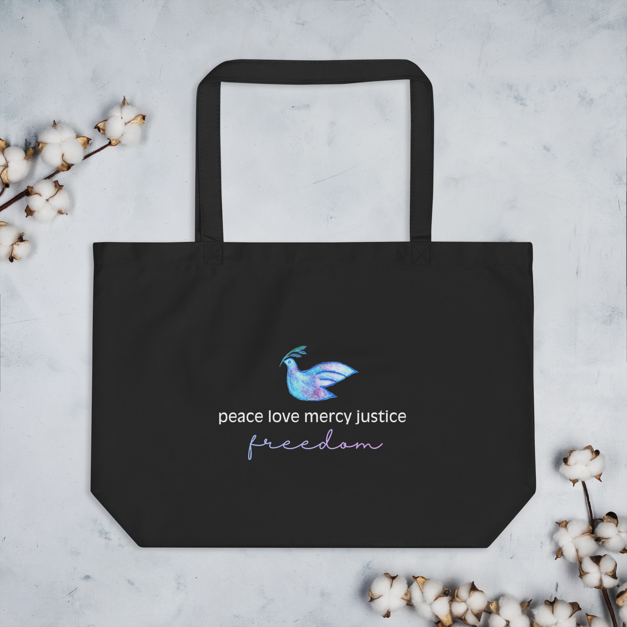 Five Values | Large Eco Tote Bag