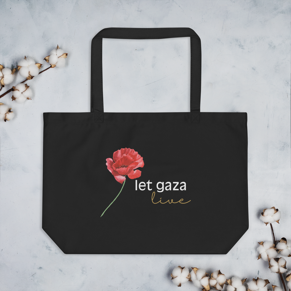 Let Gaza Live | Large Eco Tote Bag
