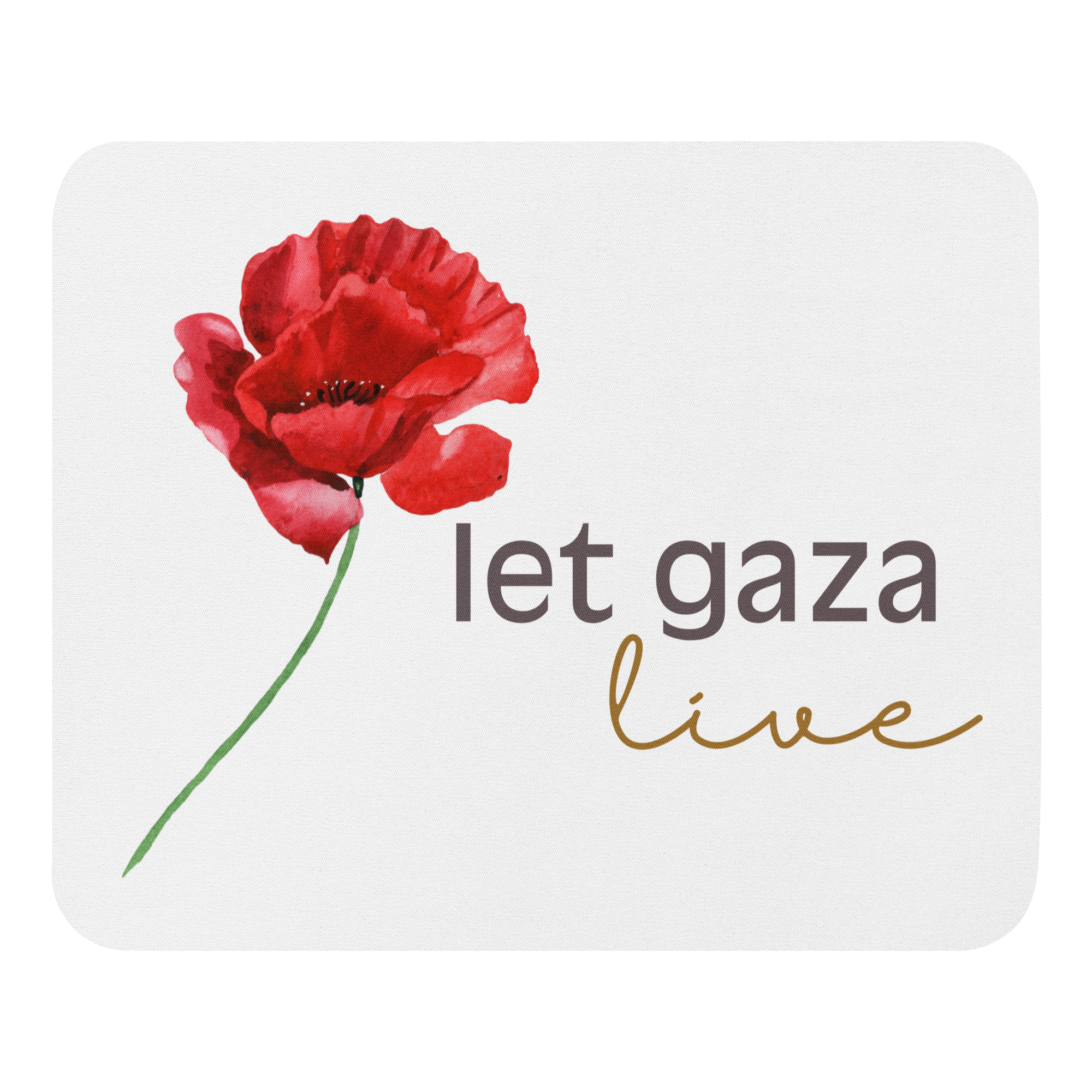 Let Gaza Live | Mousepad