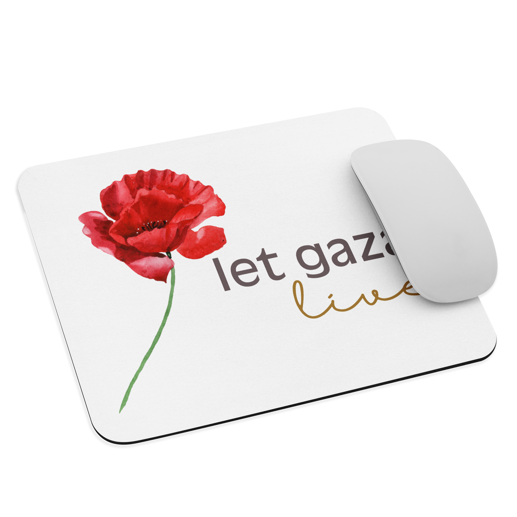 Let Gaza Live | Mousepad