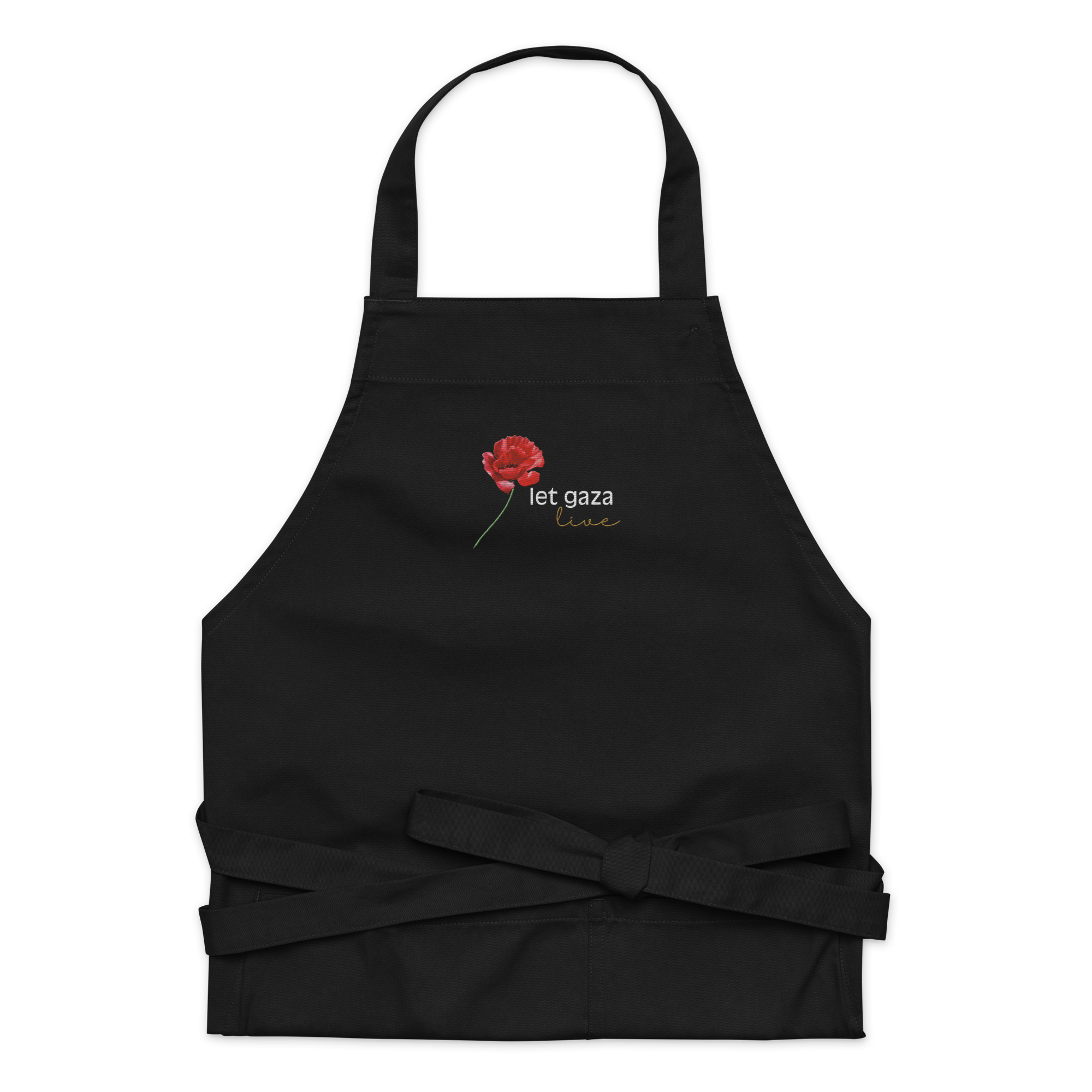 Let Gaza Live | Organic Cotton Kitchen Apron