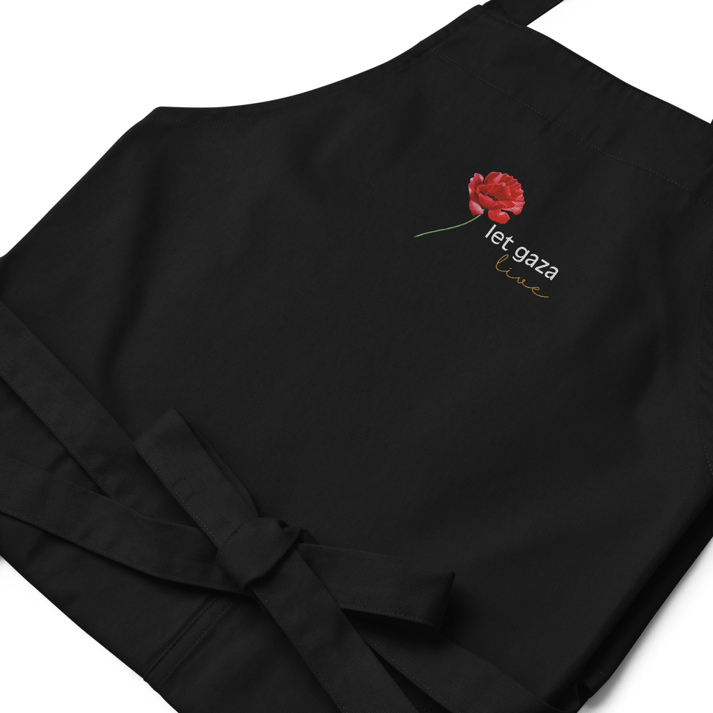 Let Gaza Live | Organic Cotton Kitchen Apron