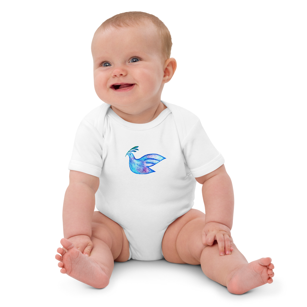 Peace Dove | Organic Cotton Baby Onesies