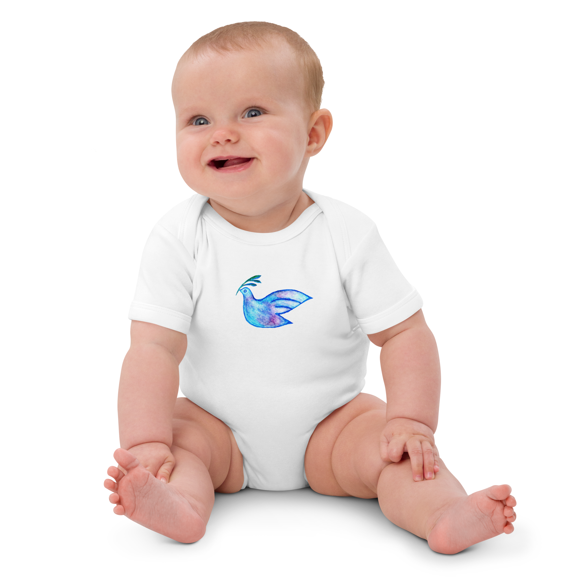 Peace Dove | Organic Cotton Baby Onesies