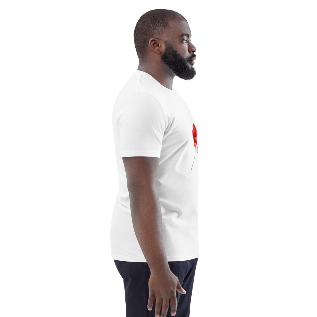 Let Gaza Live | Organic Cotton T-Shirt - White, Sizes Small-5XL