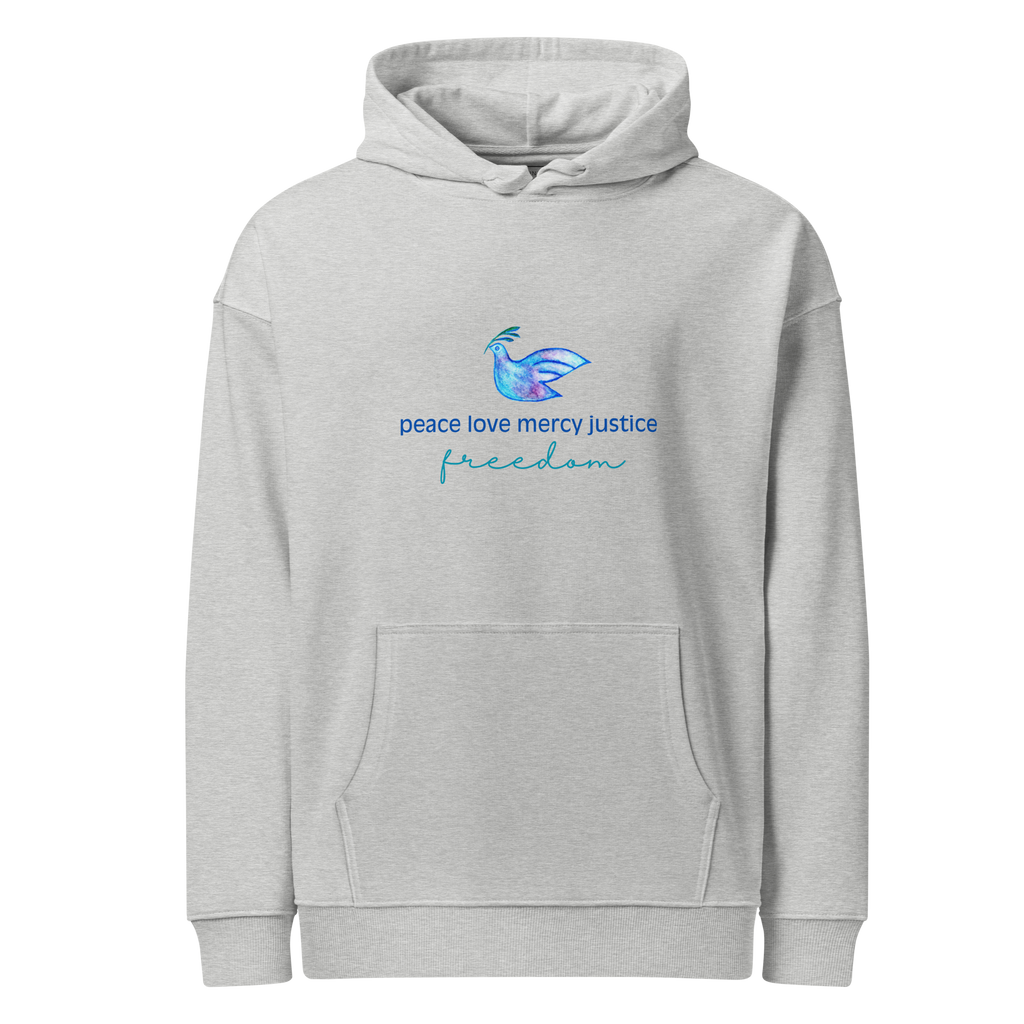 Five Values | Organic Relaxed Hoodie - Light, Sizes Small-2XL