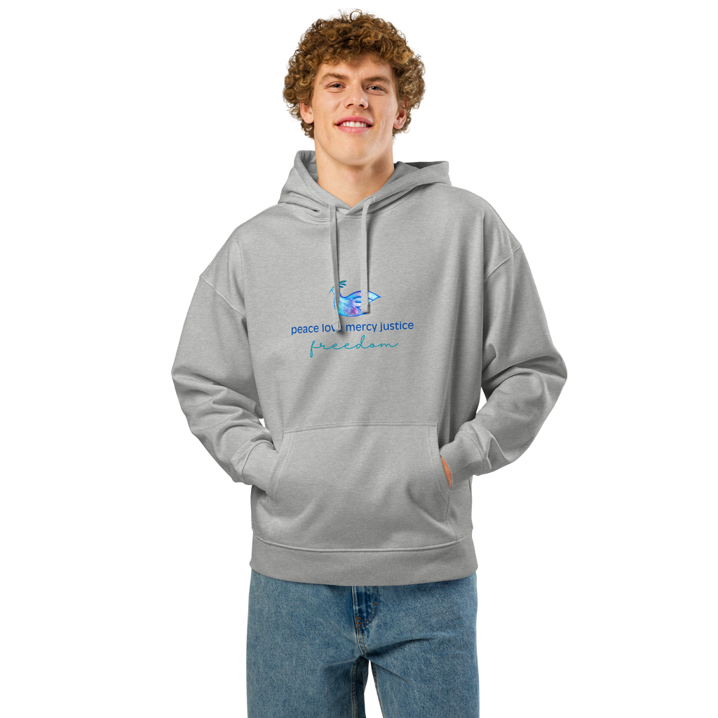 Five Values | Organic Relaxed Hoodie - Light, Sizes Small-2XL