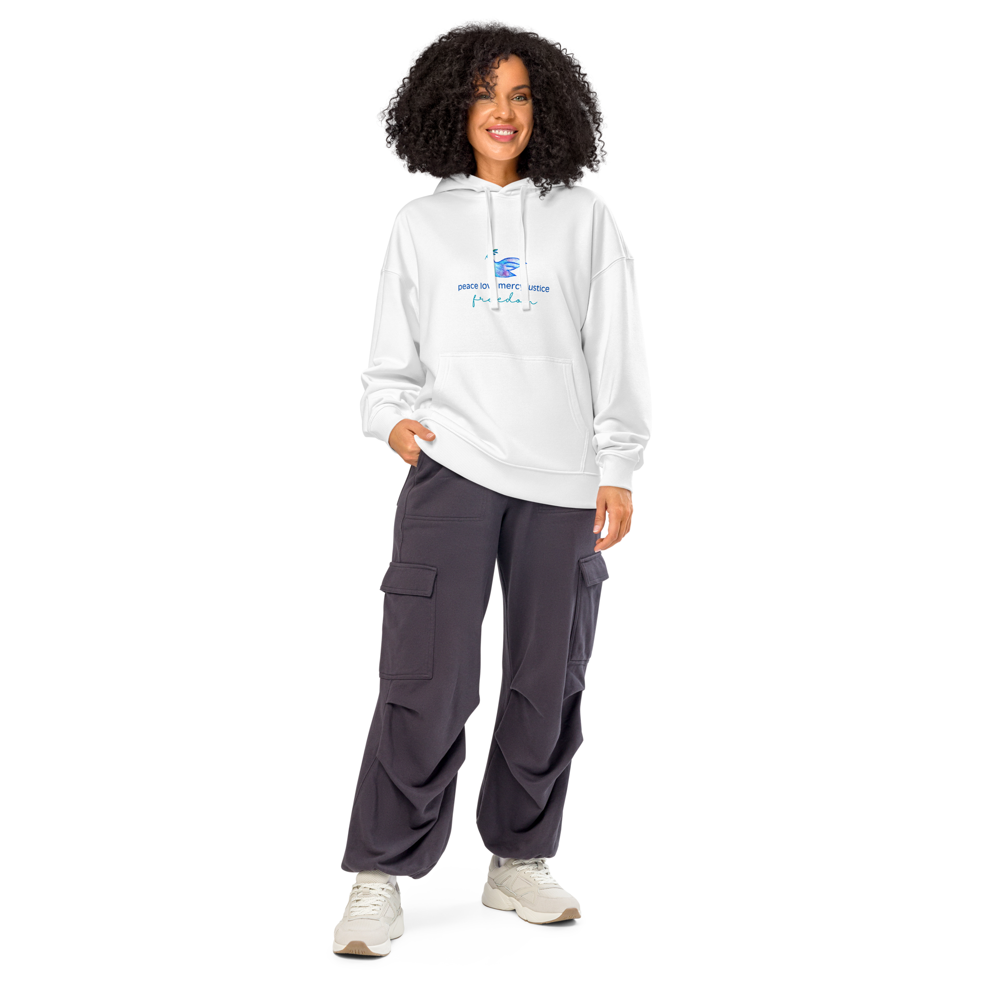 Five Values | Organic Relaxed Hoodie - Light, Sizes Small-2XL