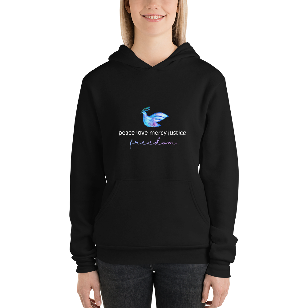 Five Values | Extra Soft Lightweight Hoodie - Black, Sizes Small-2XL
