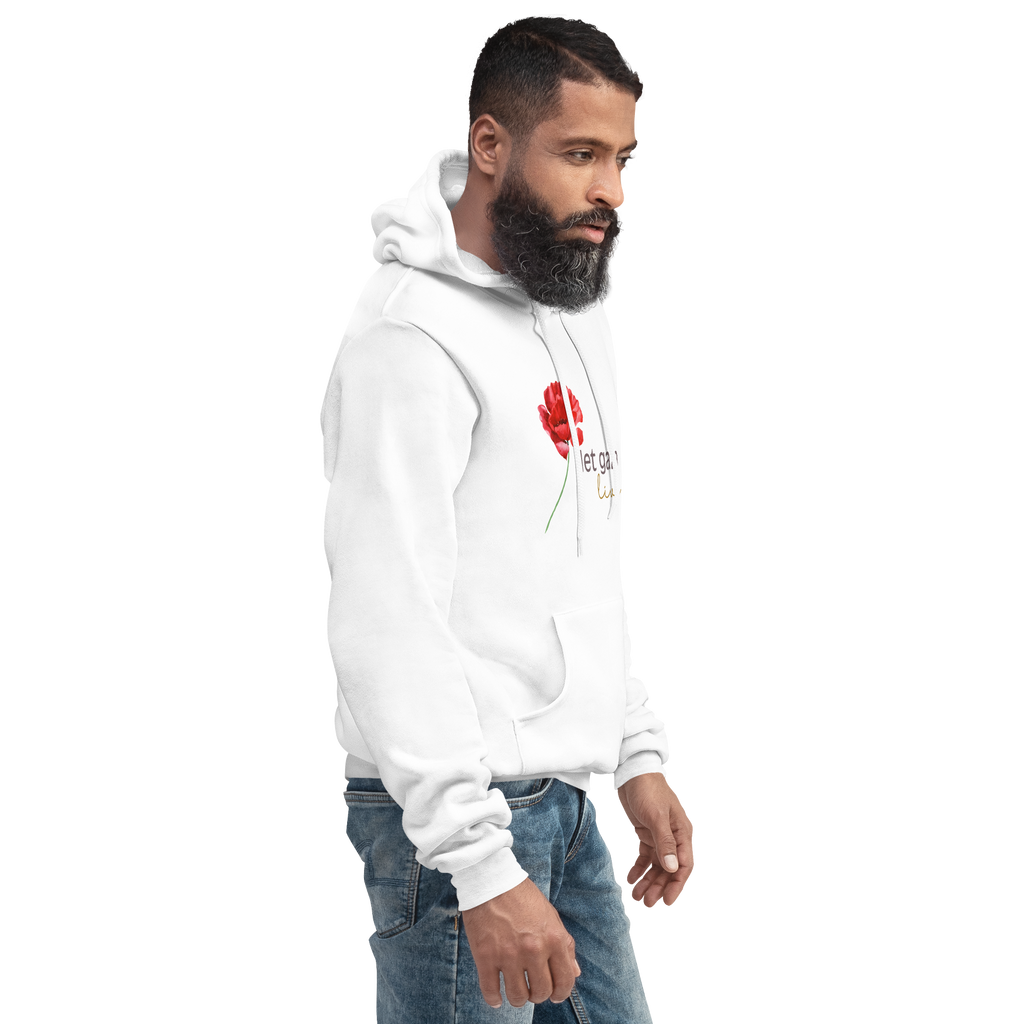 Let Gaza Live | Extra Soft Lightweight Hoodie - White, Sizes Small-2XL