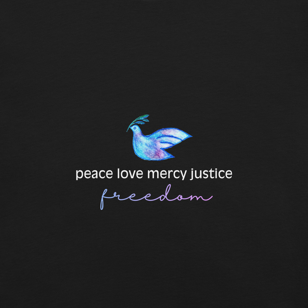 Five Values | Lightweight Cotton T-Shirt - Black, Sizes XS-5XL