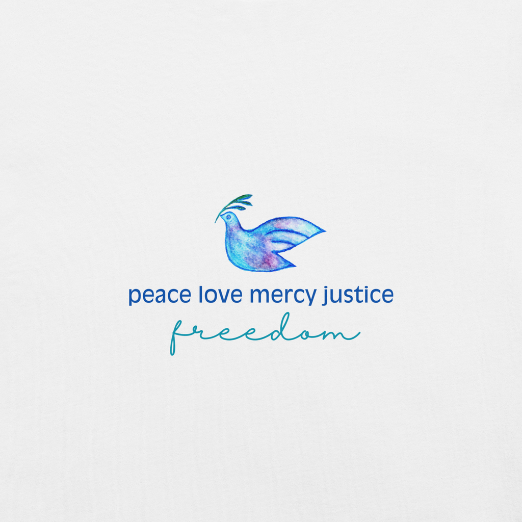 Five Values | Lightweight Cotton T-Shirt - White, Sizes XS-5XL