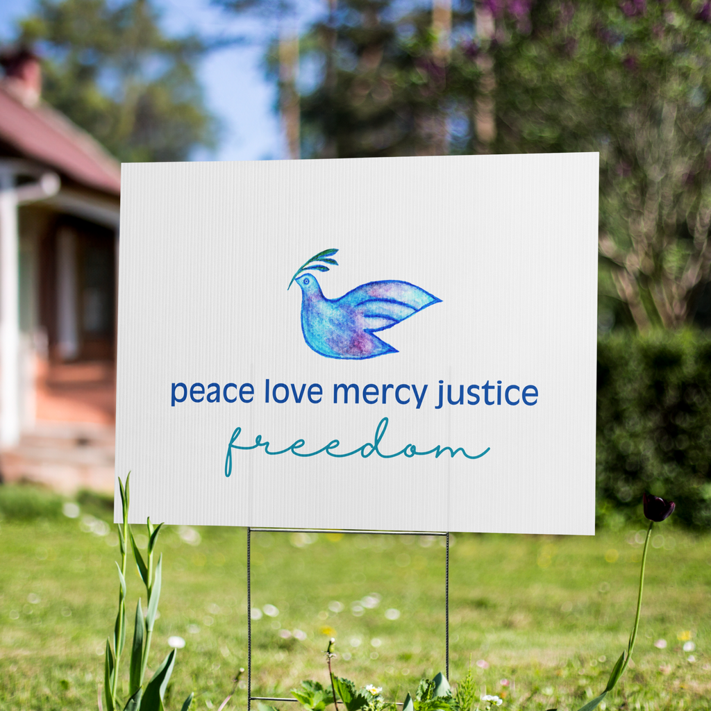 Five Values | Yard Sign