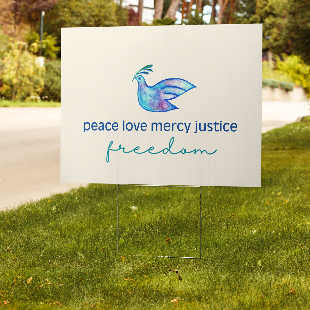 Five Values | Yard Sign